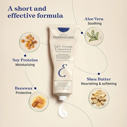 Embryolisse Lait-Crème Concentré Multi-Function Moisturizer | Nourishing Face Cream & Makeup Base (75ml)