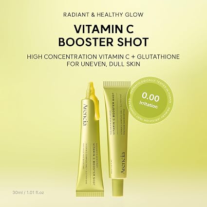 Arencia Vitamin C Booster Shot 30ml – Brightening Facial Serum & Skin Tone Corrector