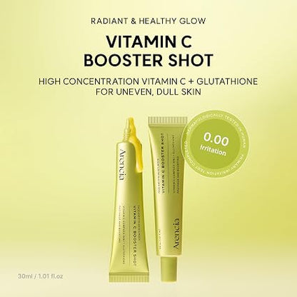 Arencia Vitamin C Booster Shot 30ml – Brightening Facial Serum & Skin Tone Corrector