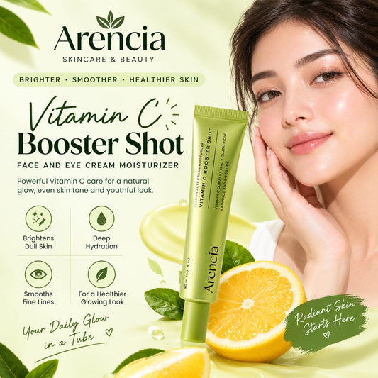 Arencia Vitamin C Booster Shot 30ml – Brightening Facial Serum & Skin Tone Corrector