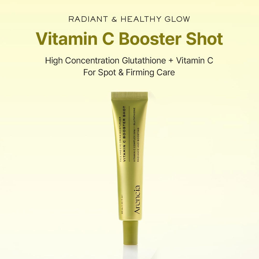 Arencia Vitamin C Booster Shot 30ml – Brightening Facial Serum & Skin Tone Corrector
